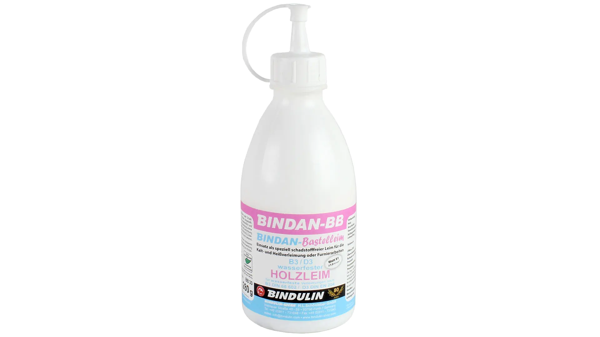 BINDAN Bastelleim Wood Glue Bottle 280g