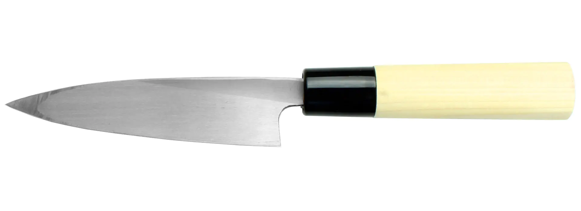 Hocho Coltello giapponese da cucina lama 90mm affilatura lato destro battuta a mano Hocho Coltello giapponese da cucina lama 90mm affilatura lato destro battuta a mano
