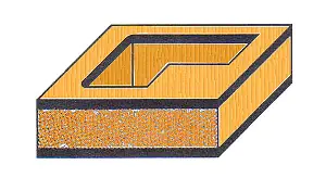 Frese per forare e rifilare con guida doppia TCT D=6mm B1=18mm B2=18mm L=76mm S=8mm KLEIN Frese per forare e rifilare con guida doppia TCT D=6mm B1=18mm B2=18mm L=76mm S=8mm KLEIN