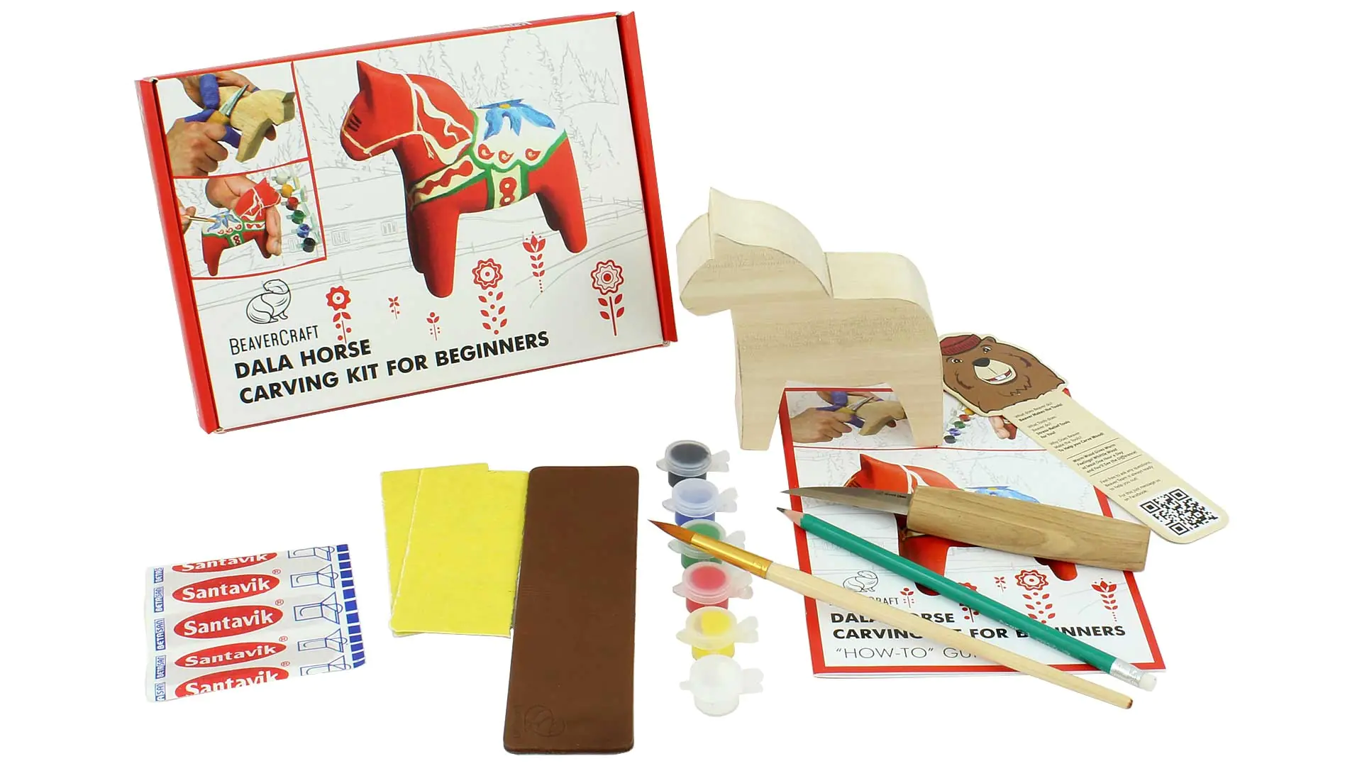 Kit per l'intaglio di cavalli dala BEAVERCRAFT