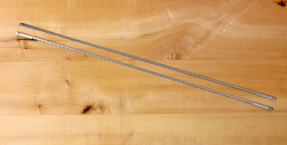 Lama per sega da traforo Set di 2 pezzi 10 TPI lunghezza 305 mm GRAMERCY TOOLS