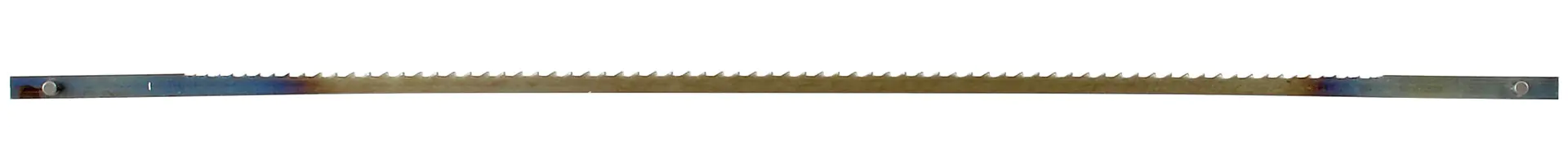 Lama a denti distanziati per sega da traforo normale con fori di montaggio lunghezza 127 mm - 7.5 denti per cm = 18.5 TPI contiene 6 pezzi PEGAS
