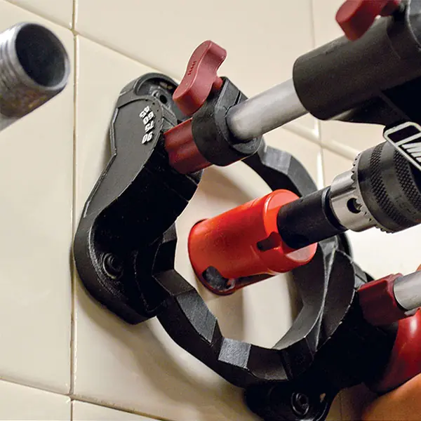 Supporto per foratura DrillMate (perno esagonale e mandrino) MILESCRAFT Supporto per foratura DrillMate (perno esagonale e mandrino) MILESCRAFT