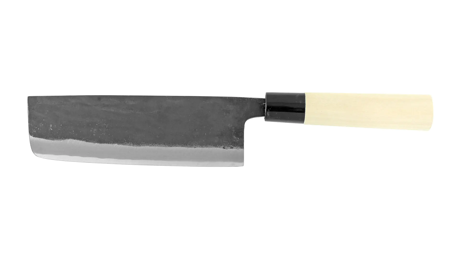 Nakiri - Coltello giapponese da verdura in acciaio di damasco/acciaio bianco lama 165 mm Sontoku Nakiri - Coltello giapponese da verdura in acciaio di damasco/acciaio bianco lama 165 mm Sontoku