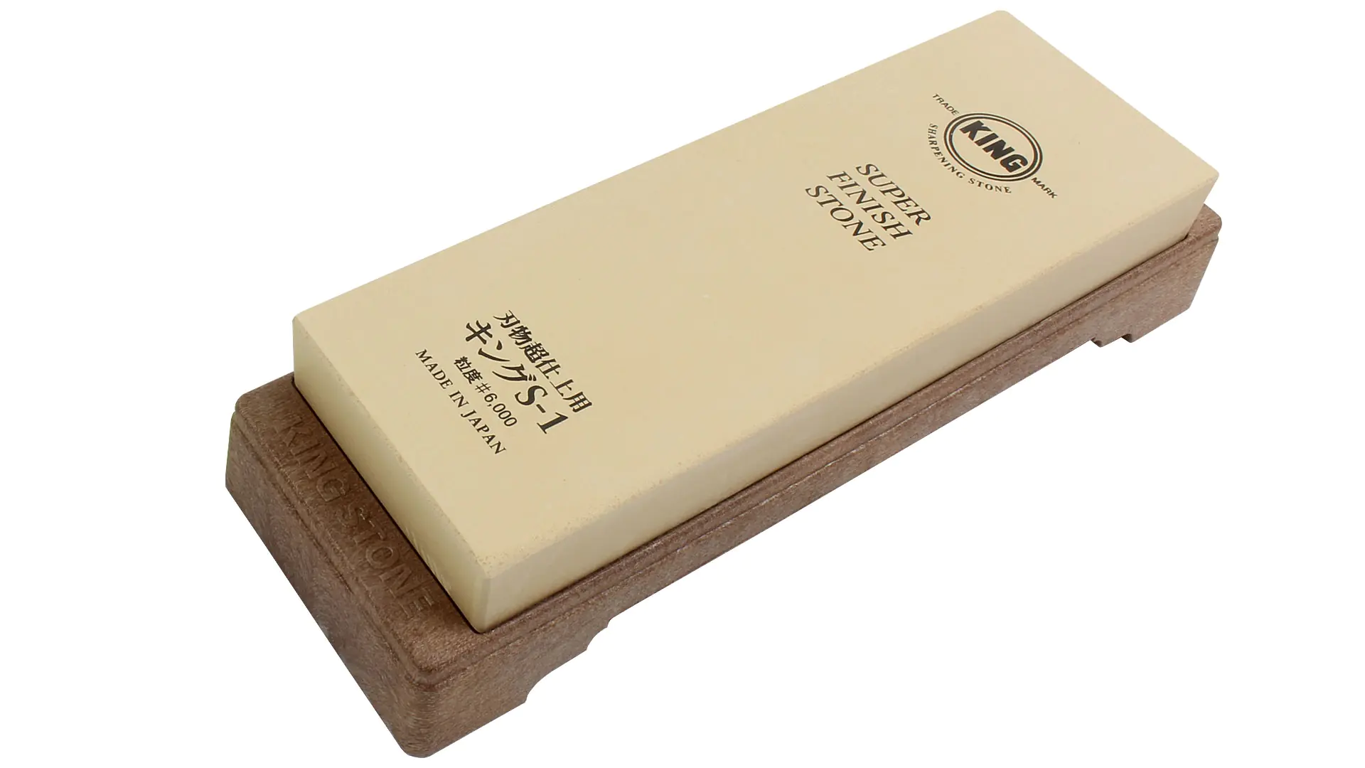 Pietra ad acqua giapponese da lappatura 6000 misure 210x73x22mm KING