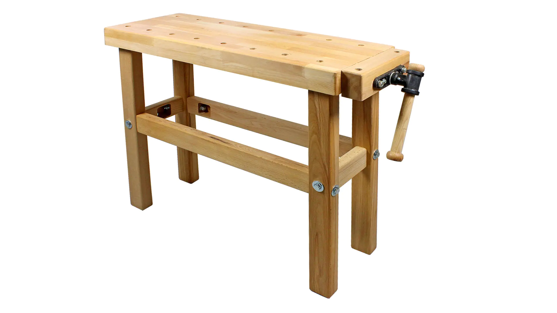 Hobelbank Kids850 PINIE - ohne Bankhaken! Bankhakenloecher D=19 mm