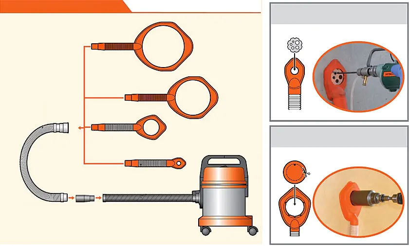 Dust Collecting Pad 38 for Drill Bits and Hole Saws up to 38 mm Diameter MIYANAGA SJP038 Dust Collecting Pad 38 for Drill Bits and Hole Saws up to 38 mm Diameter MIYANAGA SJP038