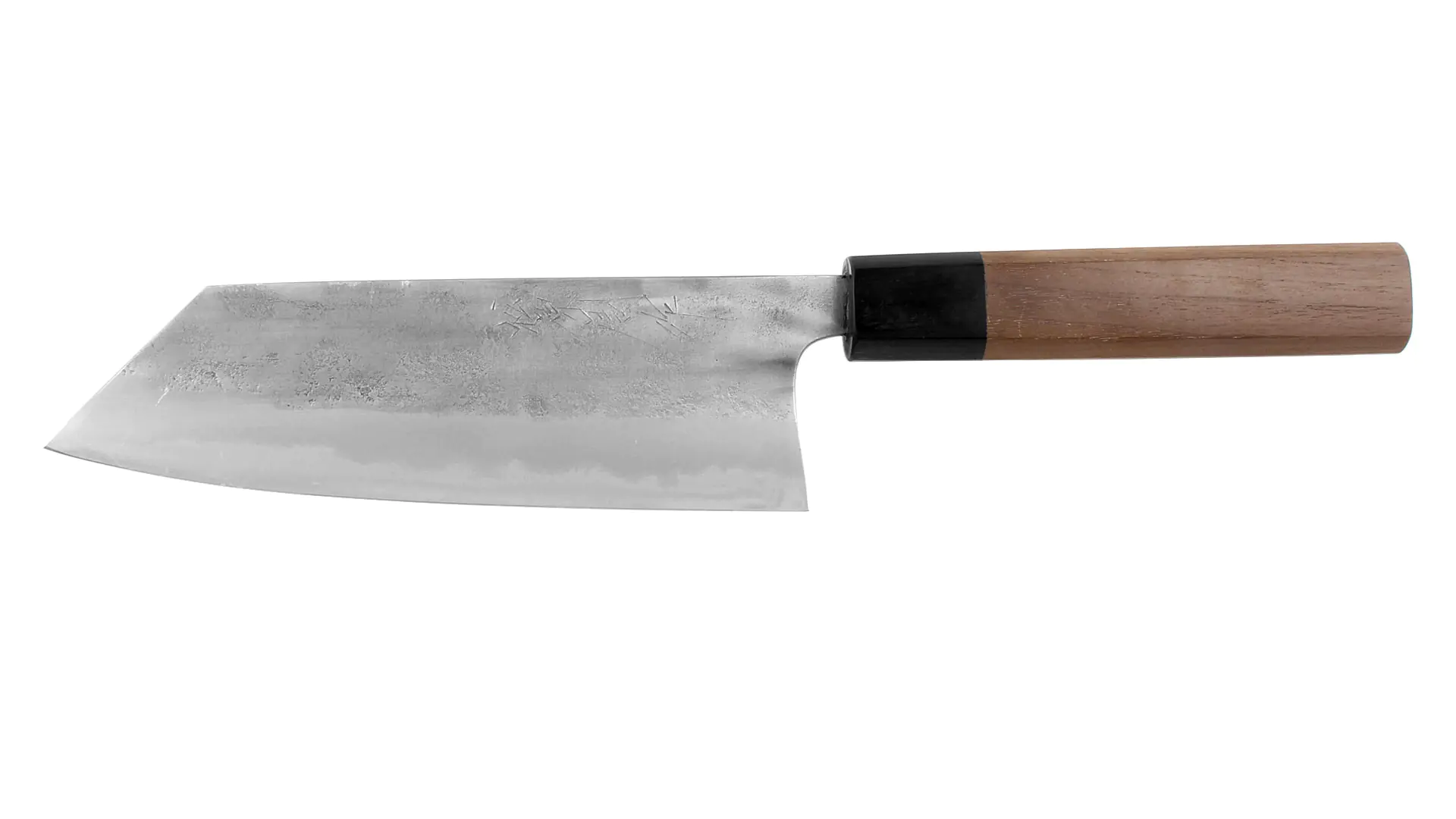 Nashiji Bunka Blade Length 170 mm Jap. Kitchen Knife Aogami No. 1  Walnut Handle KATSUTO TANAKA Nashiji Bunka Blade Length 170 mm Jap. Kitchen Knife Aogami No. 1  Walnut Handle KATSUTO TANAKA
