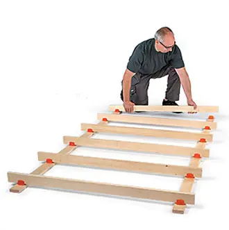 Panel Platform Kit with 12 brackets and nylon bag for boards 18 - 19 mm wide VERITAS Panel Platform Kit with 12 brackets and nylon bag for boards 18 - 19 mm wide VERITAS