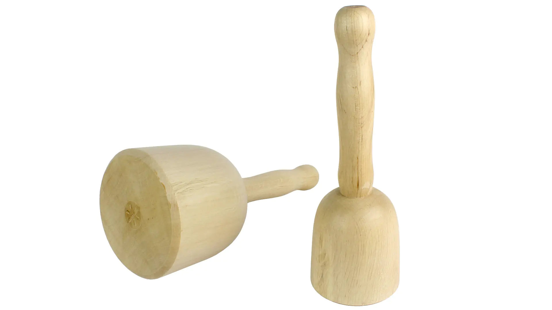 Mazzuolo di legno forma a campana di carpine