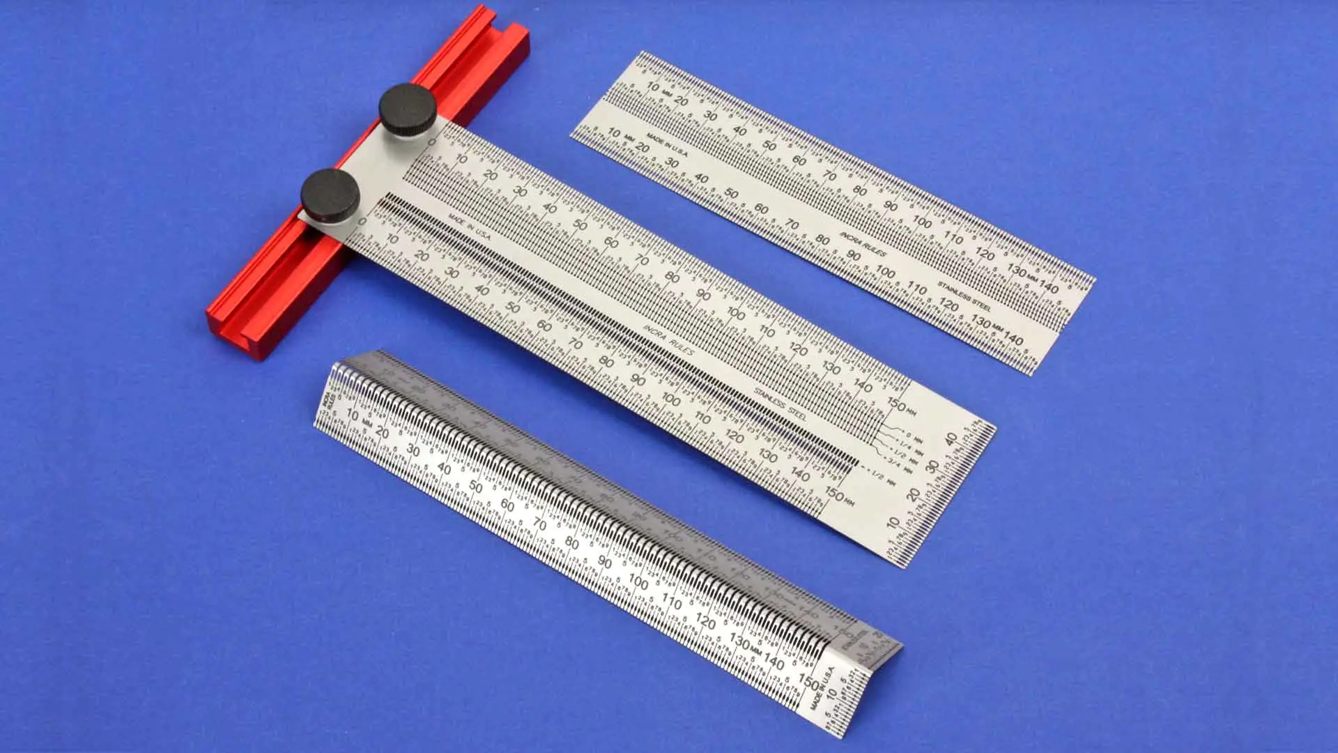 3 Piece Set INCRA Rules 150 mm 3 Piece Set INCRA Rules 150 mm