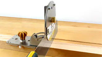 Impostazione 90° con sega