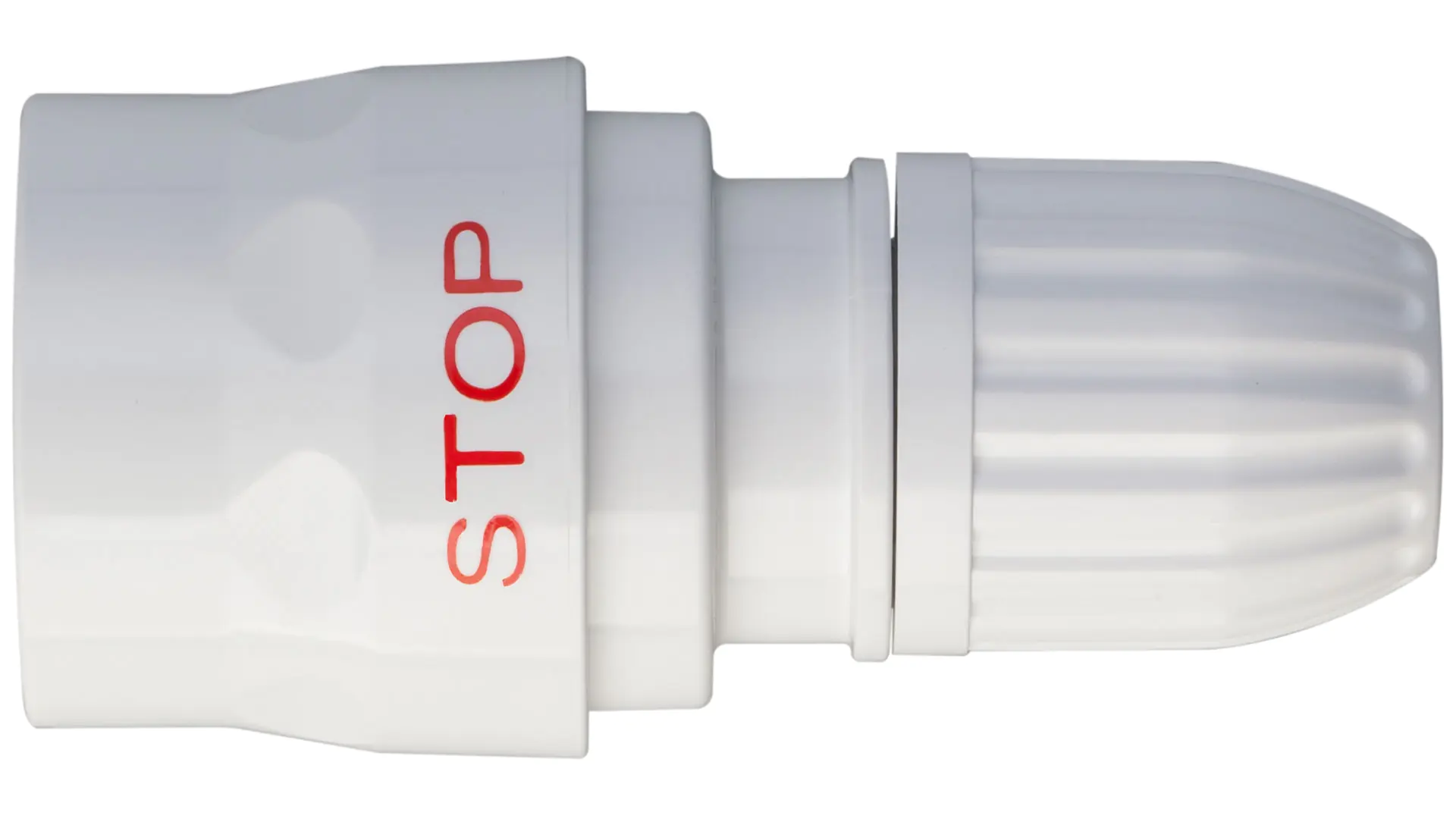 Hose connector with water stop for thin hoses (3/8 inch) TAKAGI Hose connector with water stop for thin hoses (3/8 inch) TAKAGI