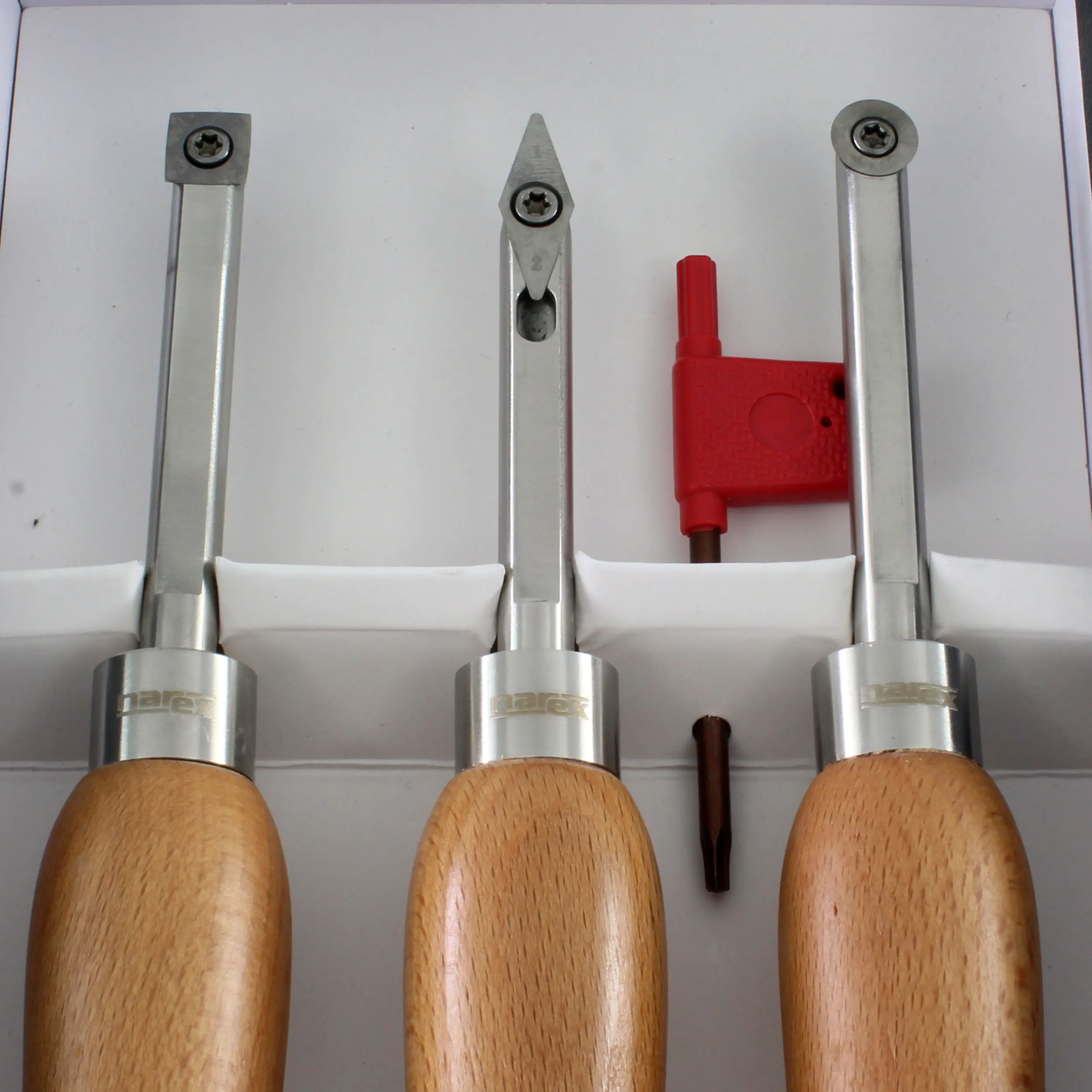 Set di utensili da tornio MINI con punte in metallo duro NAREX Set di utensili da tornio MINI con punte in metallo duro NAREX