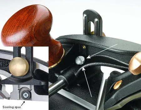 Pialla per battute (Skew Rabbet Plane) per manchini lama PM-V11 larghezza 1-5/8 pollici (41 mm) VERITAS Pialla per battute (Skew Rabbet Plane) per manchini lama PM-V11 larghezza 1-5/8 pollici (41 mm) VERITAS