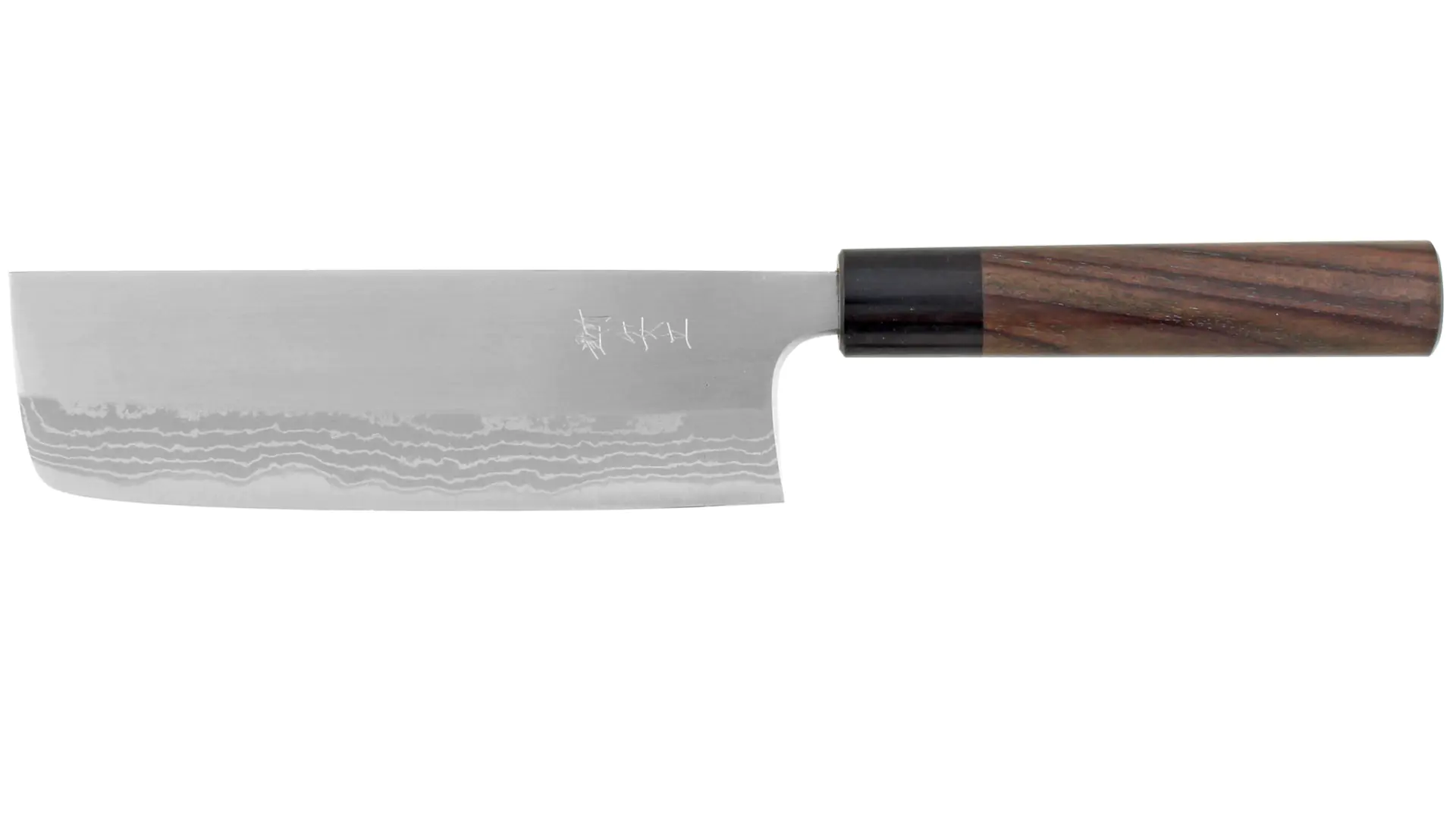 Nakiri - Coltello giapponese per verdure in acciaio bianco lama 165 mm KITAOKA SERIES di KATSUSHIGE ANRYU