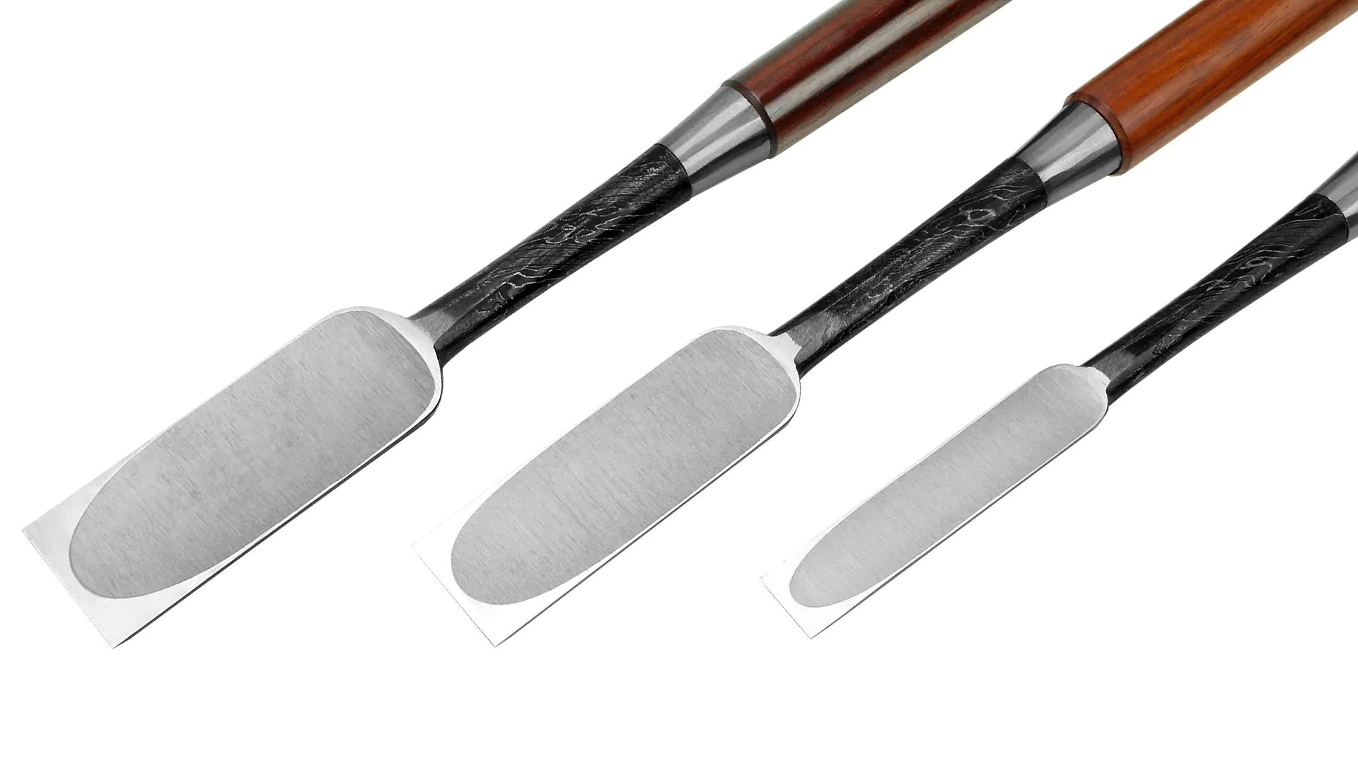 Kinari Mokume Nomi 15 mm - Scalpello giapponese da pareggio lama in acciaio Suminagashi lunghezza totale 360 mm TASAI Kinari Mokume Nomi 15 mm - Scalpello giapponese da pareggio lama in acciaio Suminagashi lunghezza totale 360 mm TASAI