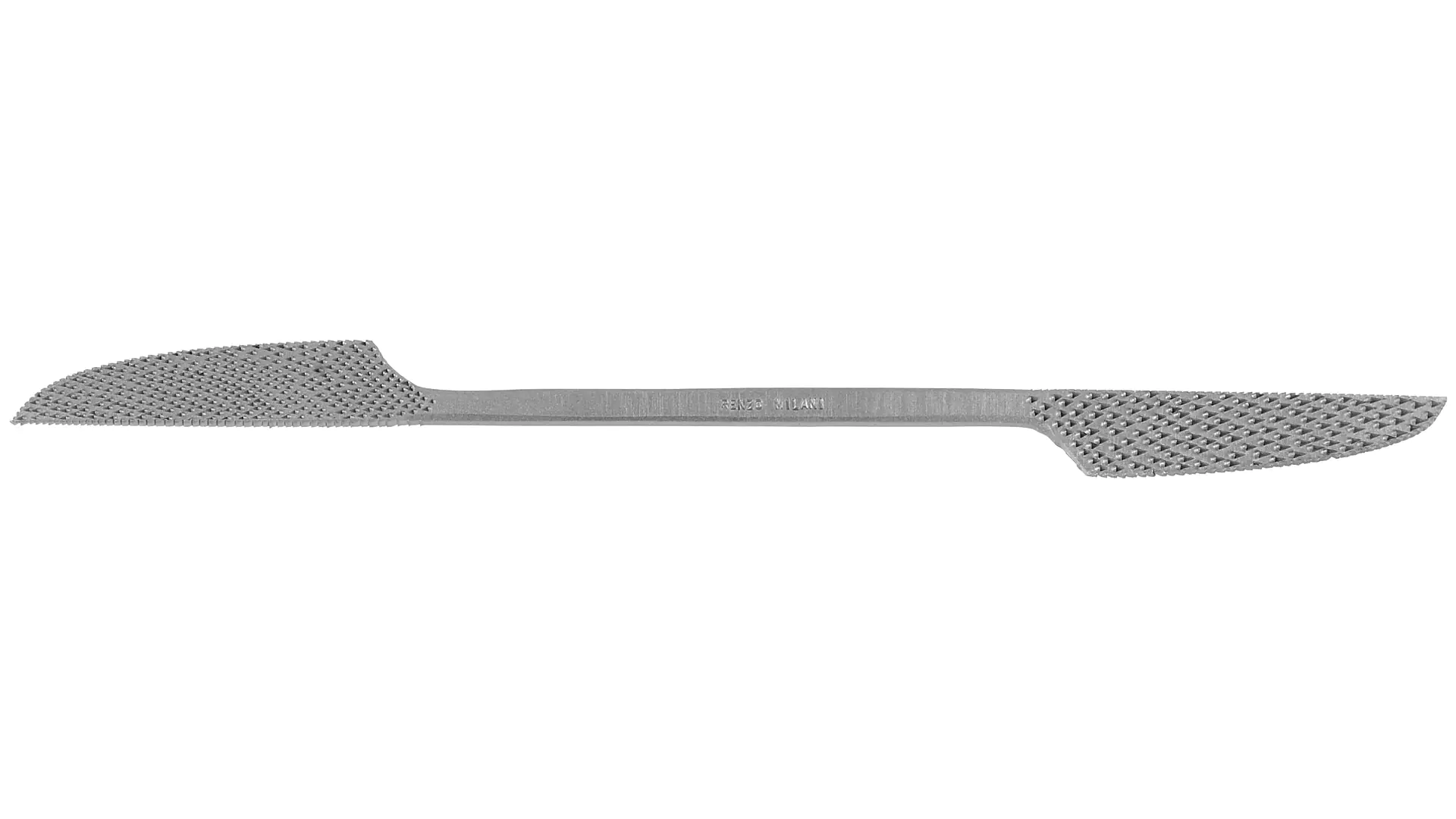 Rifloirs a raspa 25 cm taglio 3 tondo entrambi i lati squadrato a mano