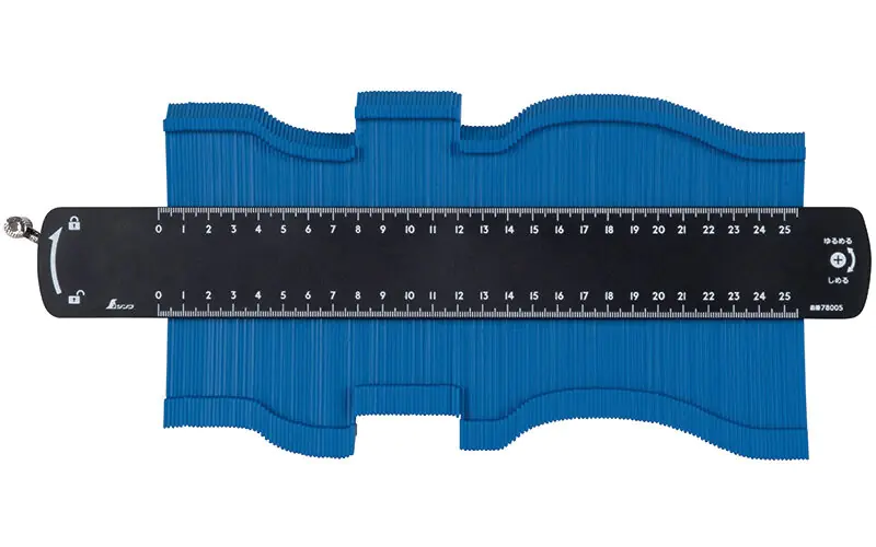 Sagoma di contorno bloccabile 250 mm SHINWA