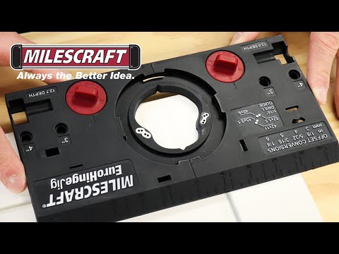 EuroHingeJig™ - Dima di foratura per cerniere a tazza MILESCRAFT