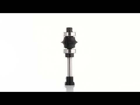 Fresa a doppio raggio concavo con doppio cuscinetto a sfera TCT D=25.4mm B=13mm L=66mm R=4.8mm S=6mm KLEIN