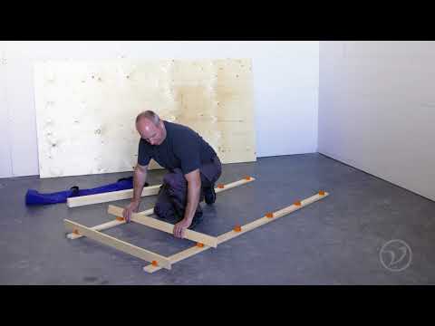 Panel Platform Kit with 12 brackets and nylon bag for boards 18 - 19 mm wide VERITAS