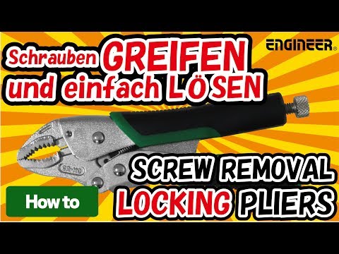 Screw Removal Locking Pliers PZ-64 Length 150 mm ENGINEER